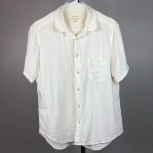 Rag & Bone white button down shirt. Size XL